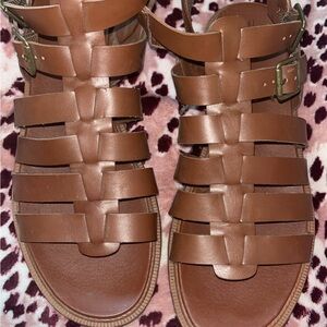 Brown Leather Sandals